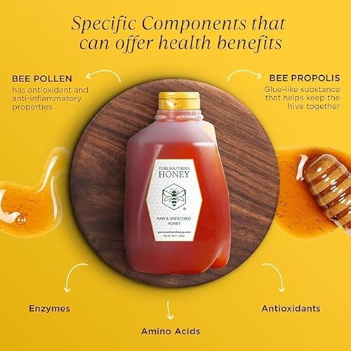 100% Raw & Unfiltered Wildflower Honey - American Made by Pure Southern Honey - Image 3