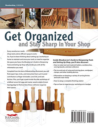 Woodcarver's Guide to Sharpening, Tools and Setting Up Shop: Expert Tips and Techniques (Fox Chapel Publishing) (Best of Woodcarving Illustrated) - Image 2