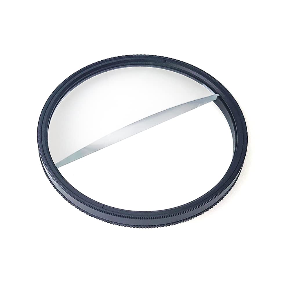 JONGSUN Diottria Divisa Prisma Filtro Effetti Speciali Creativi 77mm FX Glass Glare Widescreen Film Anamorfico DSLR Film Video Fotografia Filtri per fotocamere Accessori (77mm, Split Diopter)