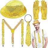 Photo Gallery dtaozfa accessori per costume da uomo, bretelle con paillettes, vestito con glitter da uomo, cappelli, bretelle, guanti, cravatta, su misura per feste di carnevale, personaggi a tema performance, gold Photo Gallery dtaozfa accessori per costume da uomo, bretelle con paillettes, vestito con glitter da uomo, cappelli, bretelle, guanti, cravatta, su misura per feste di carnevale, personaggi a tema performance, gold