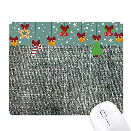 Tapis de souris en jean doublé textile pour le bureau et la maison