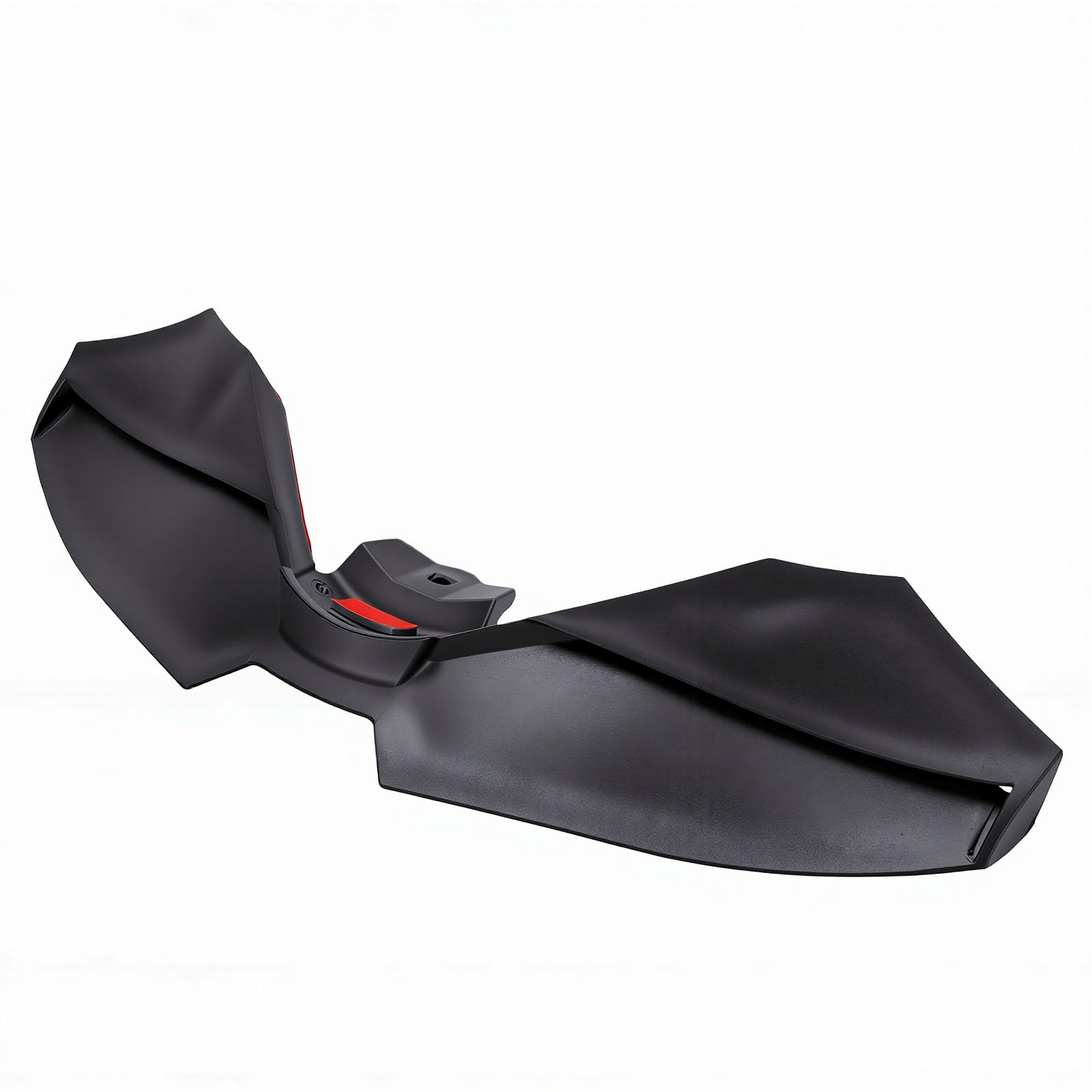 Spoiler Avant de Moto en ABS Noir de Remplacement pour MT09 MT09 SP 2024-2026, avec Conception Aérodynamique Réglable pour Une Force d'appui et Une stabilité Accrues