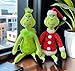 SENTOYA Peluche Grinch Navidad Perros Peluche Muñeca de Peluche Juguete Relleno Cojín Juguete Peluche Regalos para Niños Niñas Niños Imagen de SENTOYA Peluche Grinch Navidad Perros Peluche Muñeca de Peluche Juguete Relleno Cojín Juguete Peluche Regalos para Niños Niñas Niños