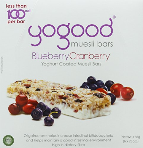 Yogood Blueberry Cranberry Muesli Bars 138g
