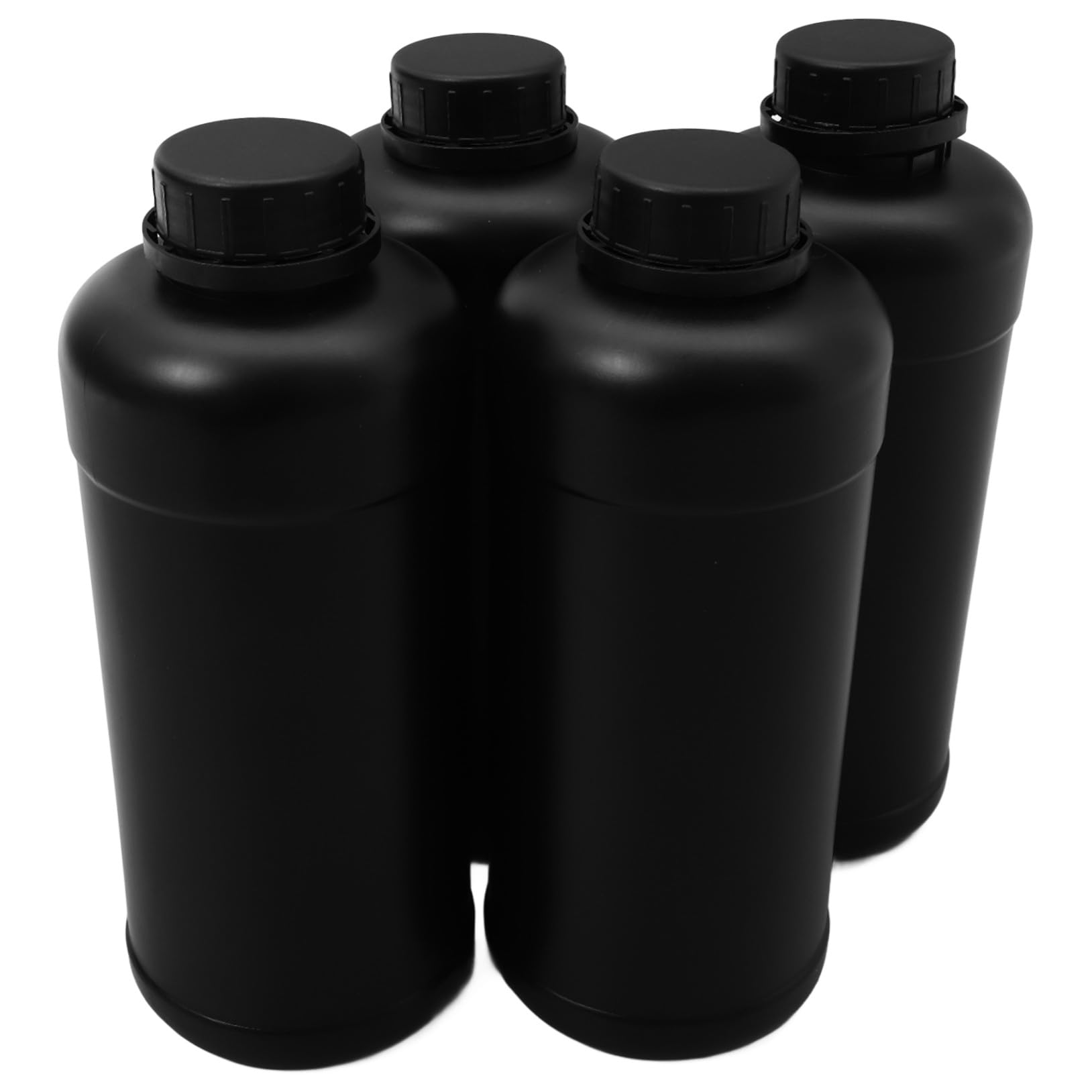 Leere Kunststoff Reagenzflaschen zur Sicheren Aufbewahrung und Langlebigem Material 4 Stück 1000ml mit Dichtigkeit von Chemikalien und Proben
