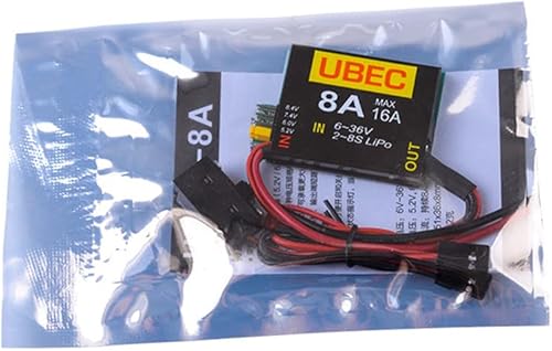 Miniatura 2 de Módulo de fuente de alimentación independiente Lipo de alta eficiencia Ubec-8A 6V-36V 2-8s para FPV a través de máquina dron