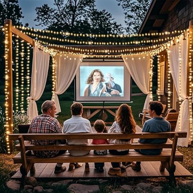 Solhice 300ft String Lights Outside with Remote, 800 LED Waterproof Extra Long Twinkle String Lights, Plug in Fairy Light for Outdoor Indoor Garden Decor, Warm White, Dark Green Wire