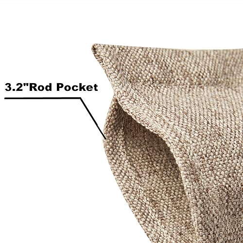 2-Pack-Burlap-Window-Valances-Farmhouse-Design-Window-Treatment-Lined-Decor-Curtains-Rod-Pocket-Valances-for-KitchenLiving-Room-16-x-56-Brown 2 Pack Burlap Window Valances Farmhouse Design Window Treatment Lined Decor Curtains Rod Pocket Valances for KitchenLiving Room 16 x 56 Brown