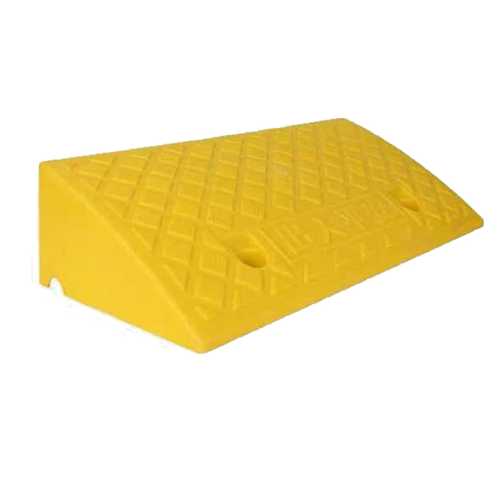 lyrlody Wytrzymały Plastikowy Próg Zwalniający, Czarno-żółty (Żółty/9cm)