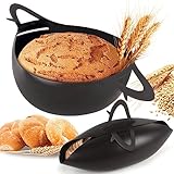 🍞 【Produktgröße】Offene Größe: 30 * 20 * 11,5 cm, 3 Liter großes Fassungsvermögen, Sie können Ihre Fähigkeiten beim Brotbacken voll zur Geltung bringen und Sie können damit auch viele andere Gemüse- oder Obstsorten platzieren. gute Wahl mikrowellengeeignet, lebensmittelecht, geeignet für Backofen.