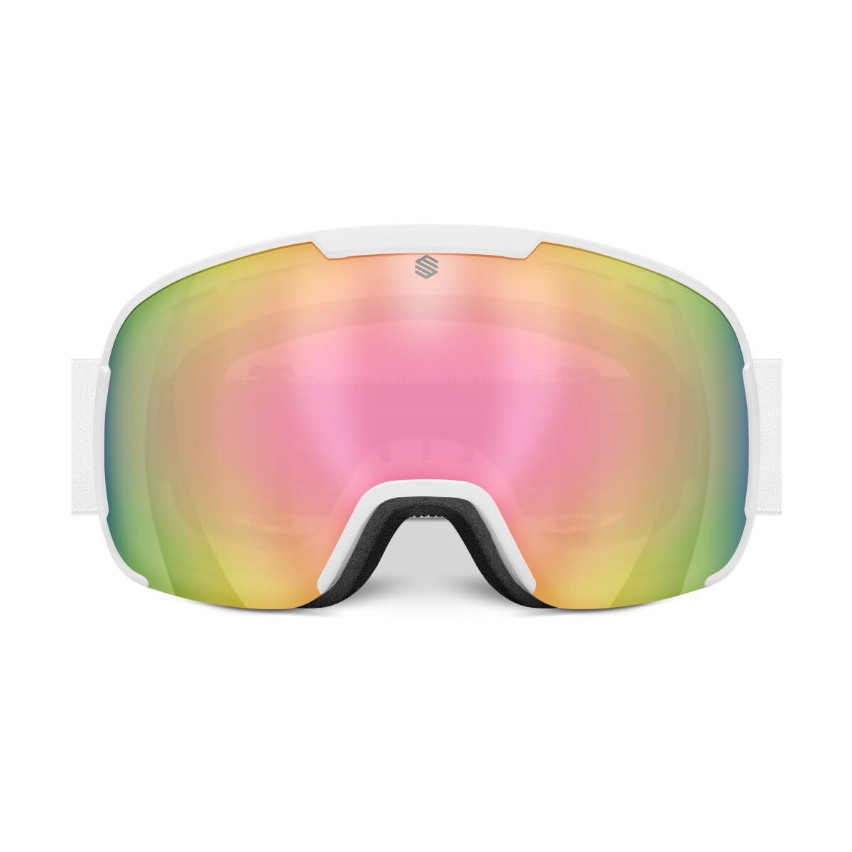 SIROKO Gafas de sol para esquí y snowboard esquí y nieve G-CORE Willow Blanco