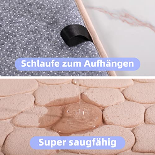 chakme Bath Mat, Memory Foam Bath Mat, Memory Foam Shower Mat, Absorbent Bath Mat, Bathroom Rug, Shower Mat - Image 4