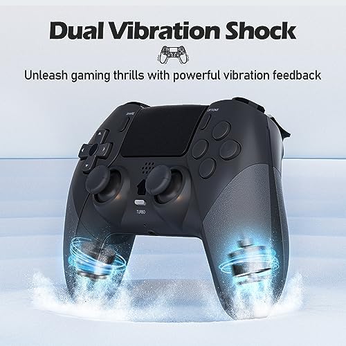 Chereeki Wireless Controller For Ps4 With 2 Mapping Buttons, 3.5Mm Audio And Turbo Function thumb #3