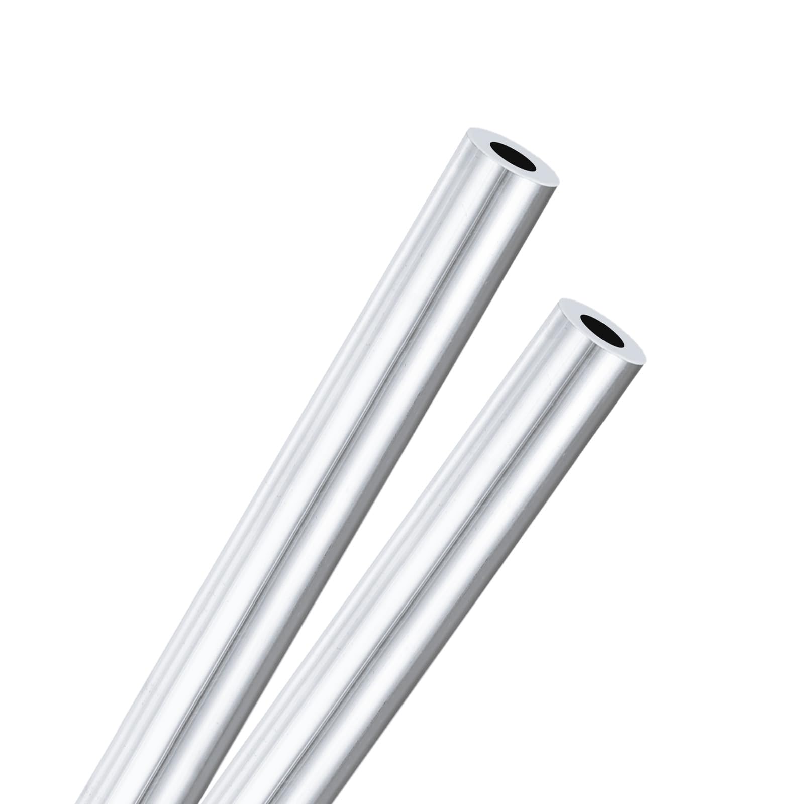 Tube rond aluminium 5mm profilé métal droit de 400mm pour construction mécanique et bricolage
