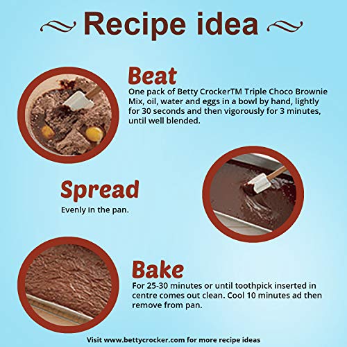 Image of Betty Crocker Super Moist Cake Mix, French Vanilla Flavor 520 G And Cake Mix, Triple Chocolate Brownie, 425 Gram