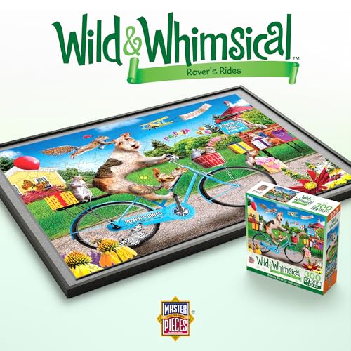 Rompecabezas jigsaw MasterPieces de 300 piezas con agarre fácil para adultos, familia o jóvenes - Rovers Rides - 18" x 24" miniatura 6