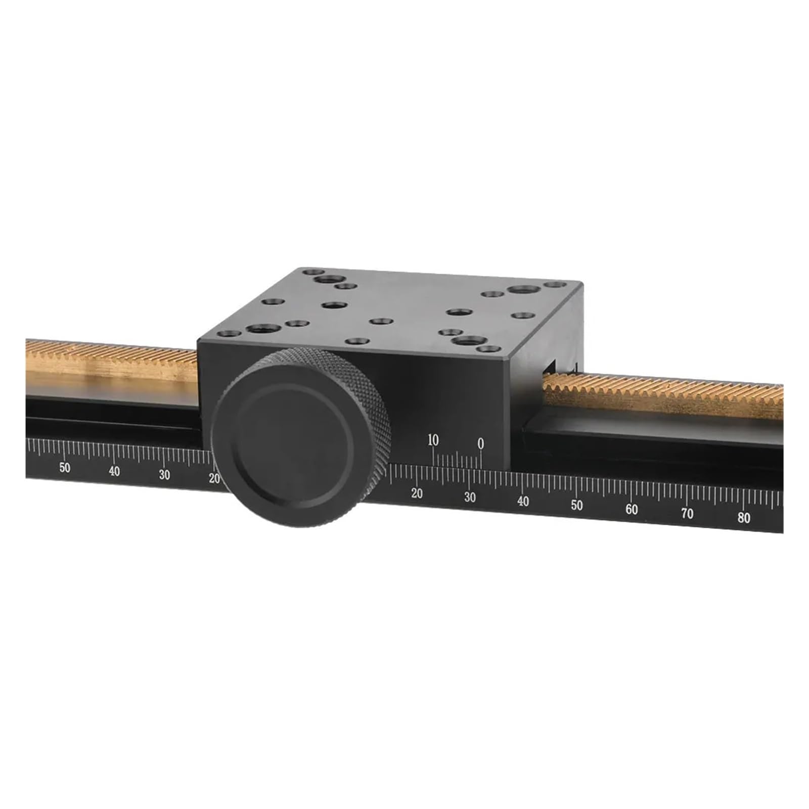 Manuelle Linearplattformen X-Achsen-Schwalbenschwanznut Linearer Feinschiebetisch LWX60 Manueller Verschiebungstisch Langhub-Trimmplattform LWX60-L-100(200mm)