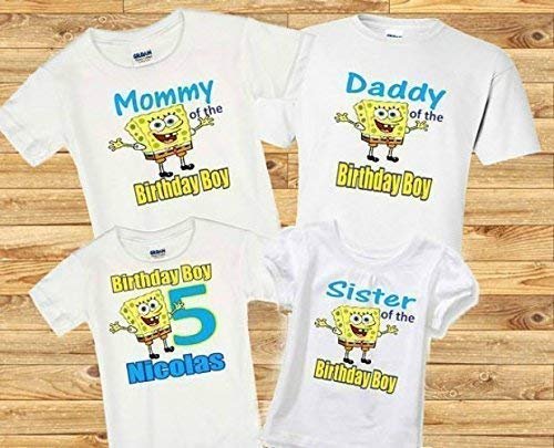 spongebob first birthday outfit boy