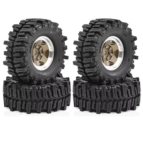 Pneus RC TRX4M souples 1.3" antidérapants pour franchissement SCX24 1/18 1/24