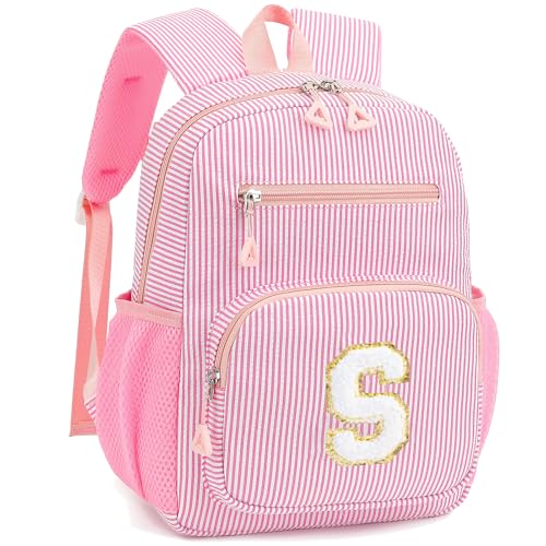 HuiLeo Mini Toddler Backpack for Girls 2-4 Cute Personalized Preschool Kindergarten Backpack for Kids Birthday Gifts (Pink S)