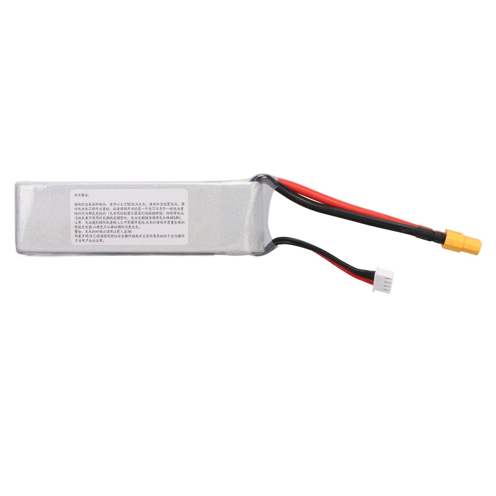Dilwe Batteria LiPo RC 11,1 V 35C 2600 MAh 3S, Batteria LiPo Ad Alta Potenza con Spina di Bilanciamento XH, per FPV Racing Drone Quadcopter RC Aereo Elicottero Barca (XT60)