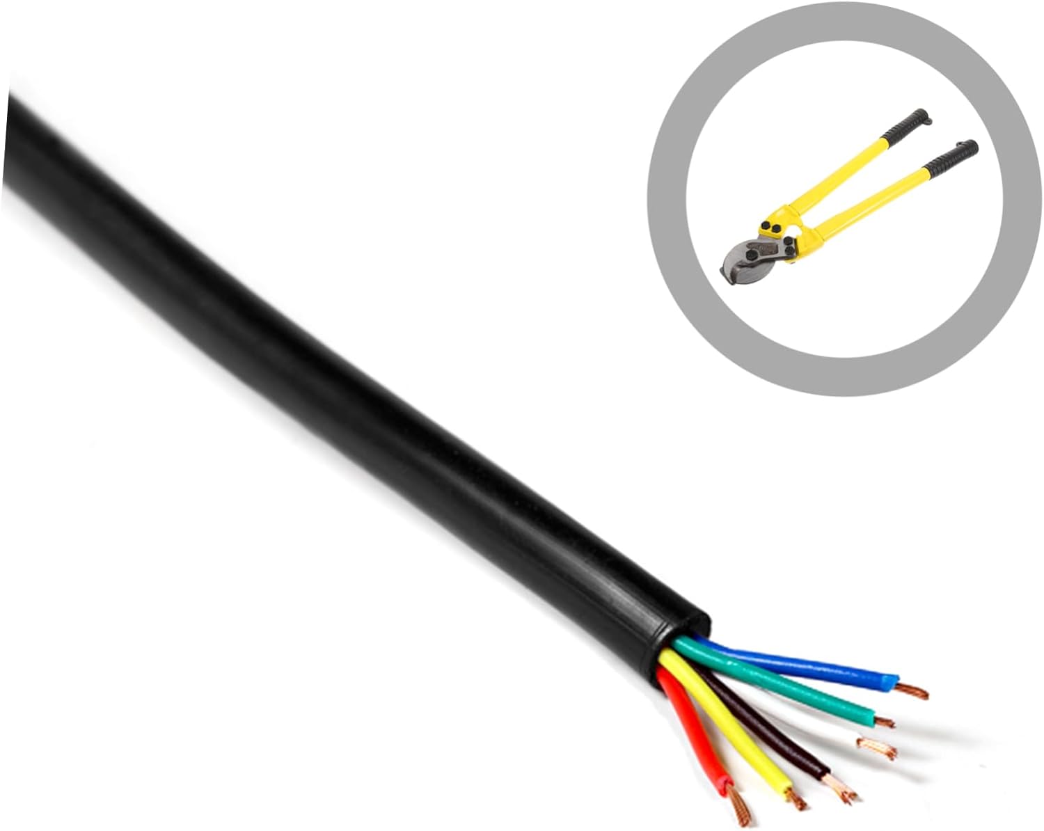 TEHAUX Deck Cable Railing Kit Wire Cutters 18 Inch Heavy Duty Electrical Wire Cutters for Aluminum