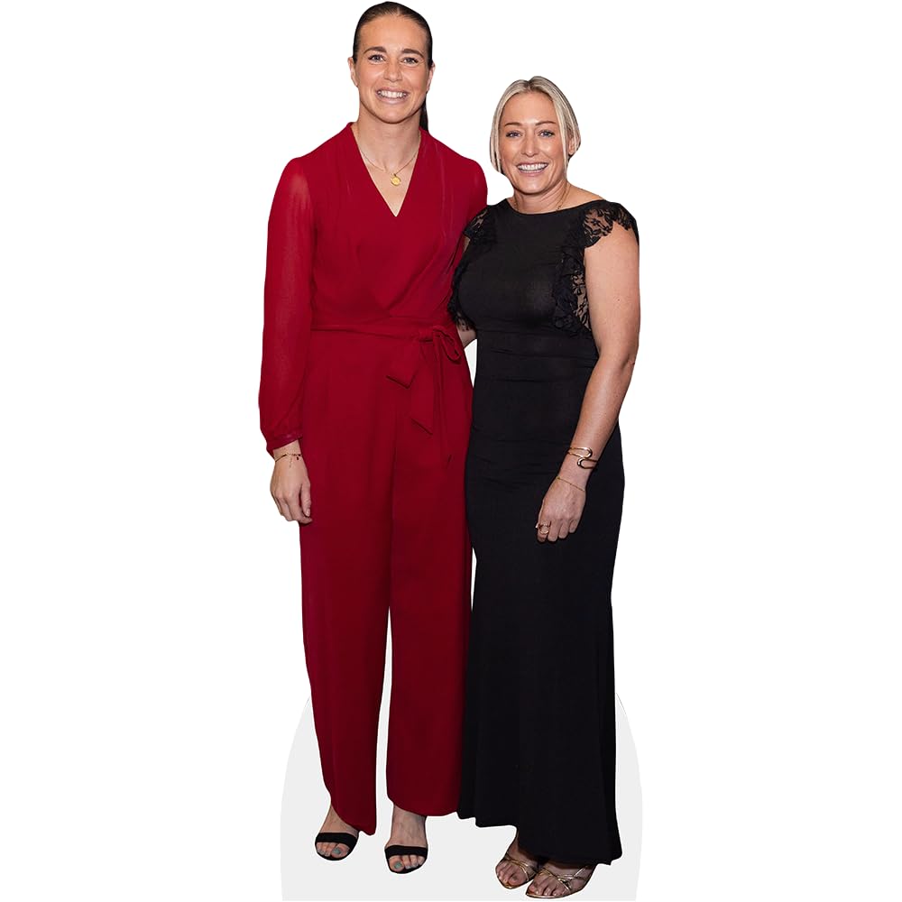 Celebrity Cutouts Lifelike Emily Scarratt And Natasha Hunt (Duo) Mini Celebrity Cutout
