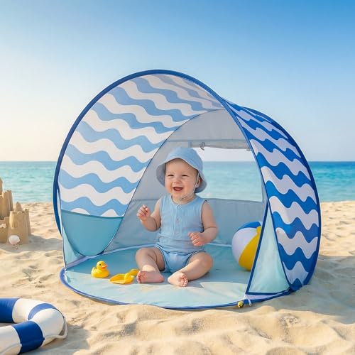 Apojungle Pop Up Baby Beach Tent - Baby Tent for Toddler...