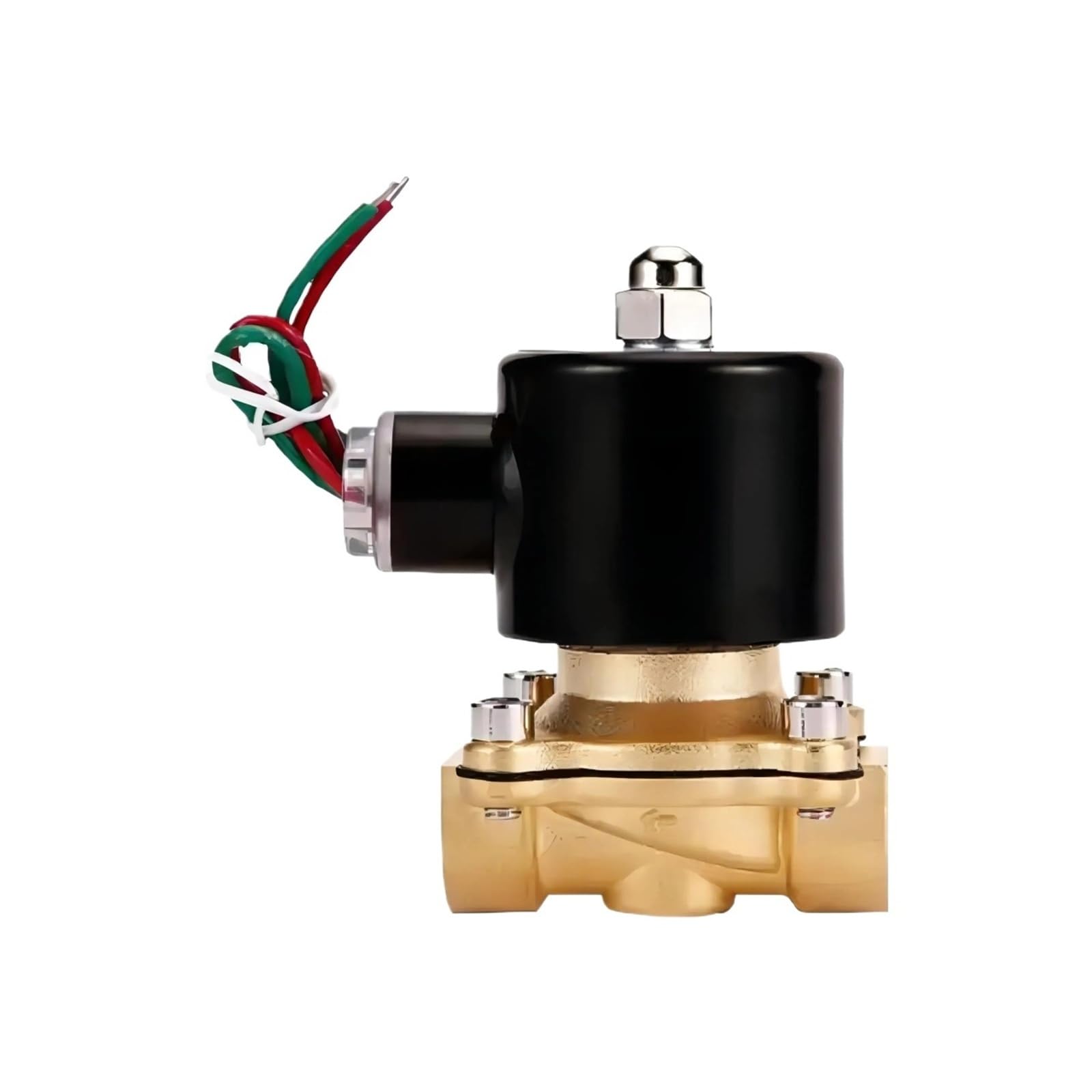 Électrovanne laiton 1-1/2" DC12V robuste à haute étanchéité