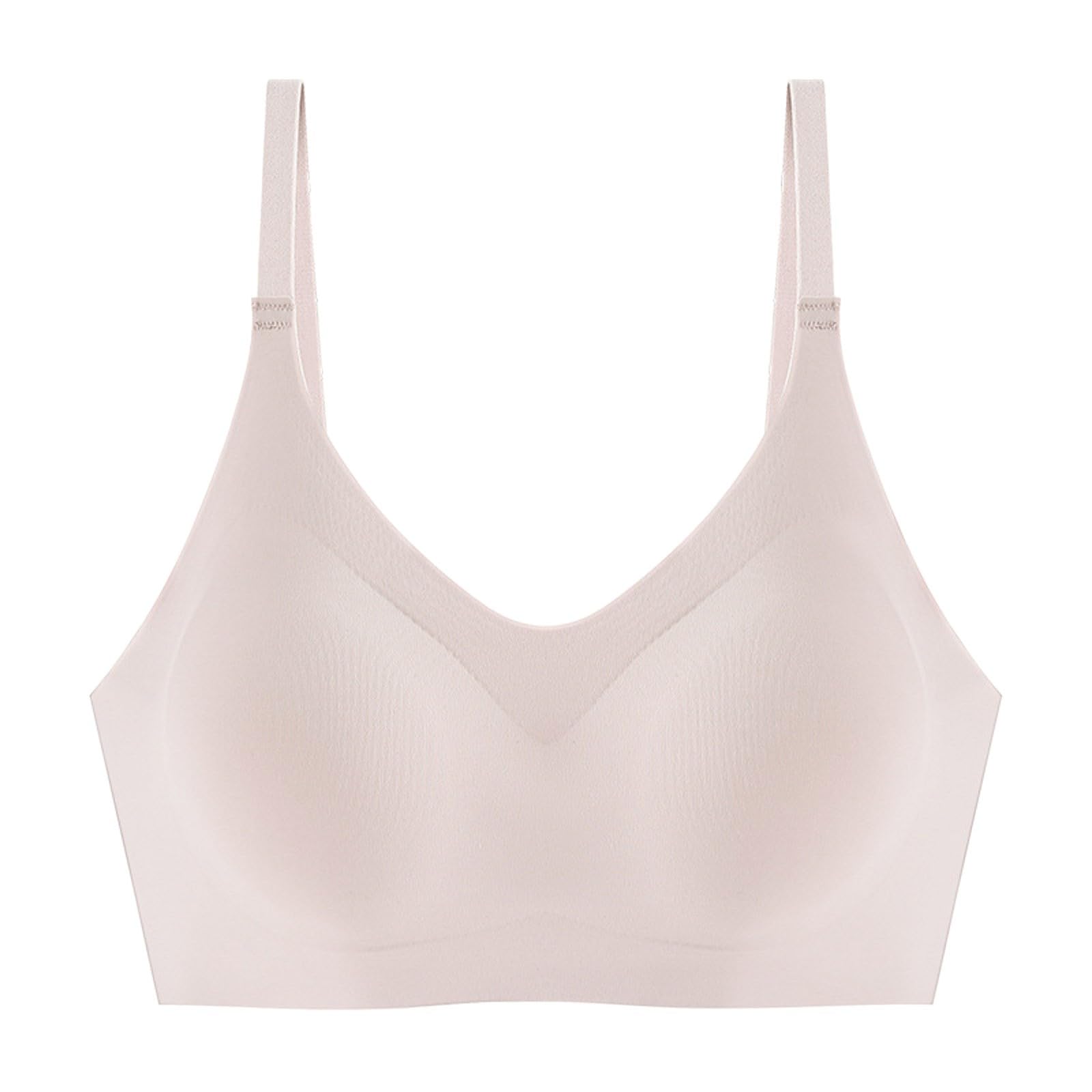 GenericKuci N Tank Sleep Bra Aojox Push Up Adhesive Bra Pads Beige Top Push Up Silicone Bra Sports Gear Women Night Bra 3XL L