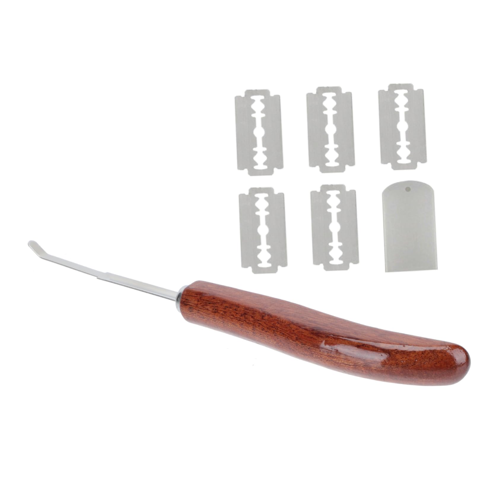 LABRIMP 1 Set Bread Trimming Knife Bread Scoring Tool Bread Scorer Lame Bread Scoring Knife Dough Slasher Sourdough Loaf Dough Slashing Tool Bread Metal Stainless Steel Wood