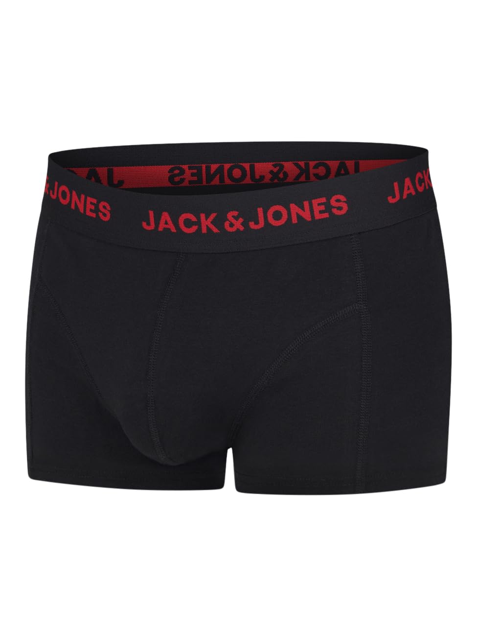 JACK & JONES Calzoncillos tipo bóxer para hombre, paquete de 6 unidades, básicos, elásticos, ropa interior, retro, de algodón, negro, rojo, verde, azul, gris, S, M, L, XL, XXL, 3XL, 4XL, 5XL, 6XL, 7XL