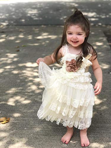 rustic flower girl dresses amazon