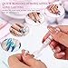 Makartt Gel Tips Nail Kit Coffin: 500pcs Clear Fake Acrylic Extension Nail Tip Full Cover 10 Sizes Pre-shaped Press on Soft Gel Tip with Nail Glue, File, Home DIY Manicure Set for Starters