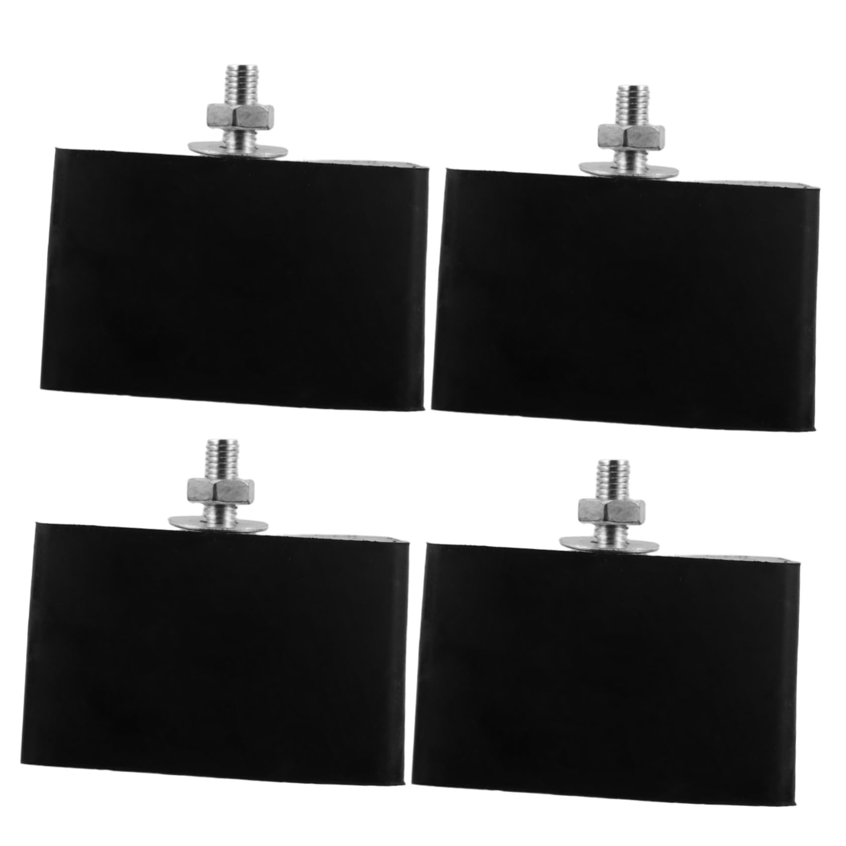 Patas Antivibración para Aire Acondicionado 4 Piezas de Goma Negra | Almohadillas Aislantes de Vibraciones, Soporte Antivibrante Aire Acondicionado, Celebracion Verano