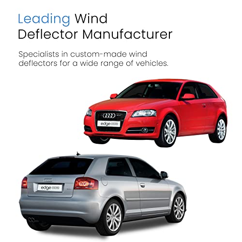 EdgeVisors Wind Deflectors Set Fits: Audi A3 MK2 8P 2003-2012 3 Door Hatchback 2pc - Image 3