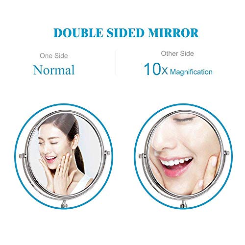 Miroir cosmétique de rasage réglable pour une routine de soins fluide à la maison - 3