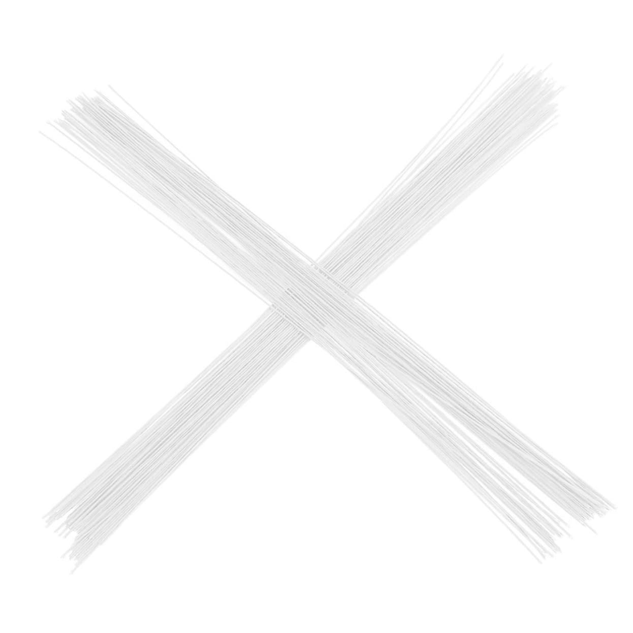 KONTONTY Floral Supplies 150pcs Paper Wrapped Iron Wire Stems for DIY Flower Arrangements Craft Work