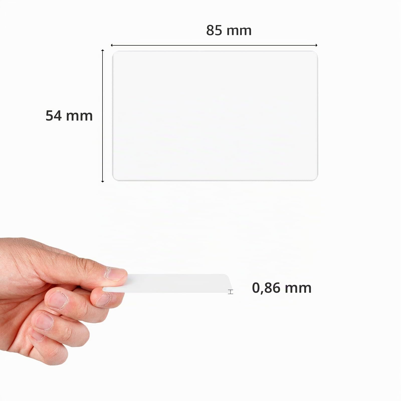 Kit de 10 Badges RFID supplémentaires pour TC1 TC2 TC7 MB1 MB2, insignes de proximité du Temps pour HapAttend H1 H2 H3 (Lot de 10)