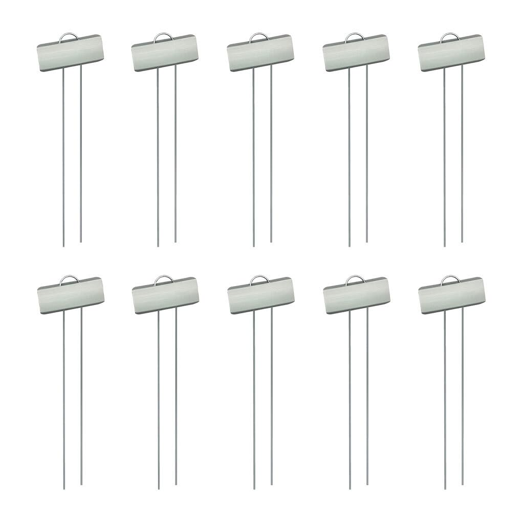 30 x Pflanzenmarker, breite Anwendung, wiederverwendbar, robust und langlebig, Metall Pflanzenschild, Edelstahl Gartenpflanzenmarker