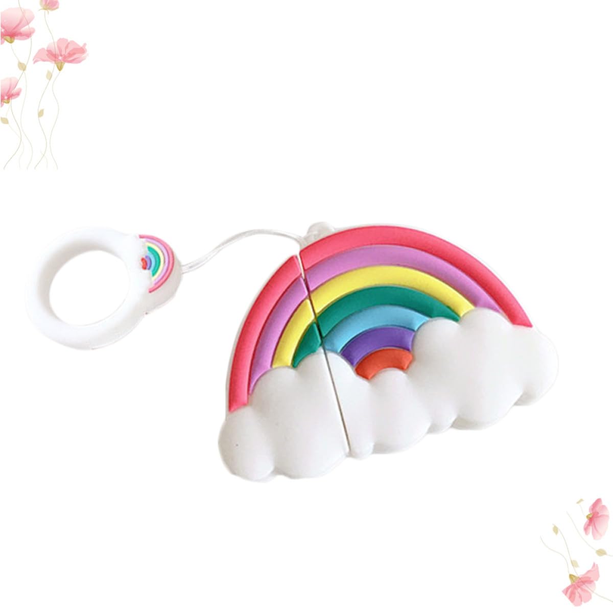 DOITOOL 3 Piezas Caja De Auriculares Inalámbricos Funda Protectora De Auriculares para 3 Cubrir La Cuerda del Lazo Caja De Auriculares De Moda Chica Profesional Las Nubes Estuche Protector