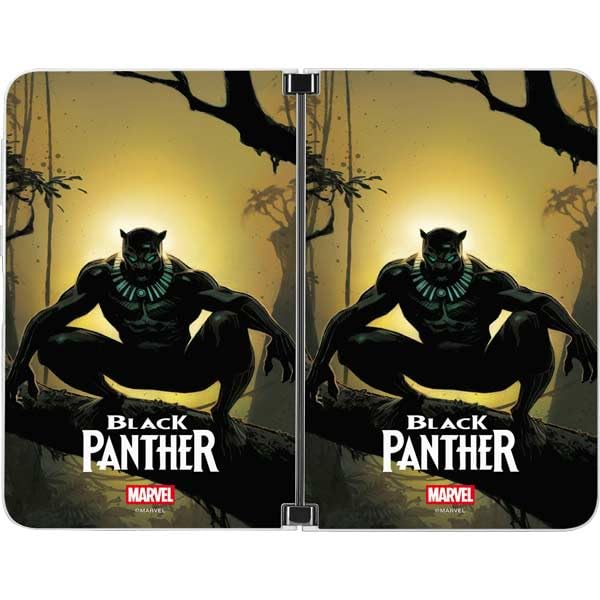 Skinit Decal Tablet Skin Compatible with Surface Duo - Officially Licensed Marvel Black Panther TChalla King of Wakanda Design