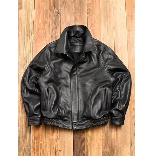 Men's Casual Suede Jacket Lightweight Full Zip Up Jackets Vintage Faux Leather Jacket4