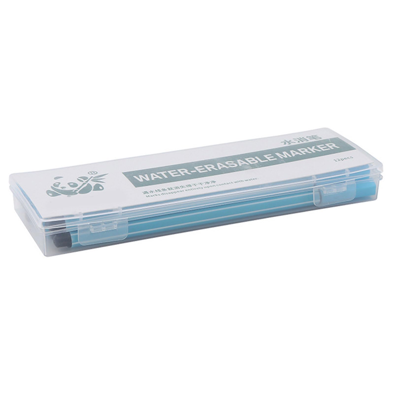 Tsophreniq 12Pcs Water Soluble Fabric Marker Water Erasable Sewing Marking Pen with Fine Tip for Fabric Quilting Garment Markers