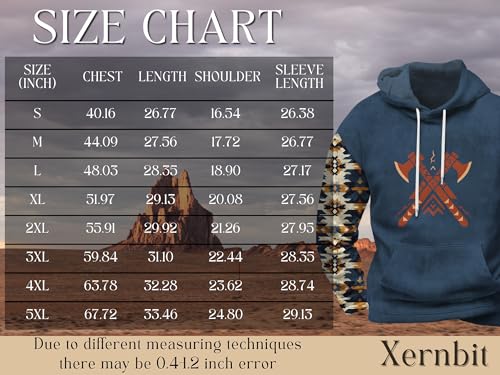 Mens Western Tribal Aztec Hoodie Country Native American Print Hooded Tops Fall Retro Long Sleeve Pullover Pocket3