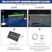 Pool Volleyball Net Set with LED Lights, Solar Powered Volleyball Net with Adjustable 15ft-32ft Length for Inground Pools, Portable Water Volleyball Game Toy with 2 Balls & Pump for Pool Entertainment