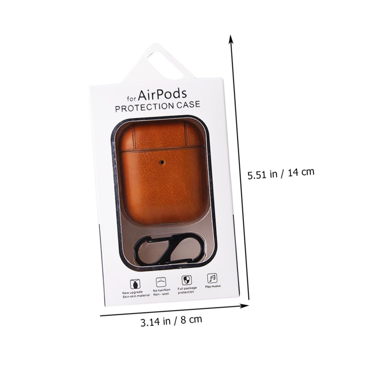 UKCOCO 5piezas Funda Protectora De Auriculares De PU Compatible Estuche Ligero y Resistente Golpes Diseño Moderno para Actividades Al Aire