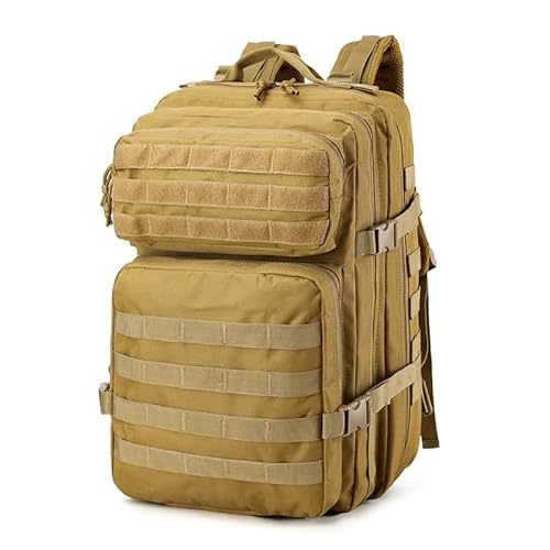 Smallrun Mochilas Tácticas Militares 45l Mochila Del Ejército Gran Capacidad Mochila Crossfit Plegable Impermeable Mochila Montañismo, Senderismo, Acampada Kaqui, 45l Smallrun Mochilas Tácticas Militares 45l Mochila Del Ejército Gran Capacidad Mochila Crossfit Plegable Impermeable Mochila Montañismo, Senderismo, Acampada Kaqui, 45l