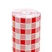 Produktbild Tischdecke Aneto In Rolle "Vichy Rot" 48 G/M2 1,20X100 M Weiss Zellulose - 1 Un.