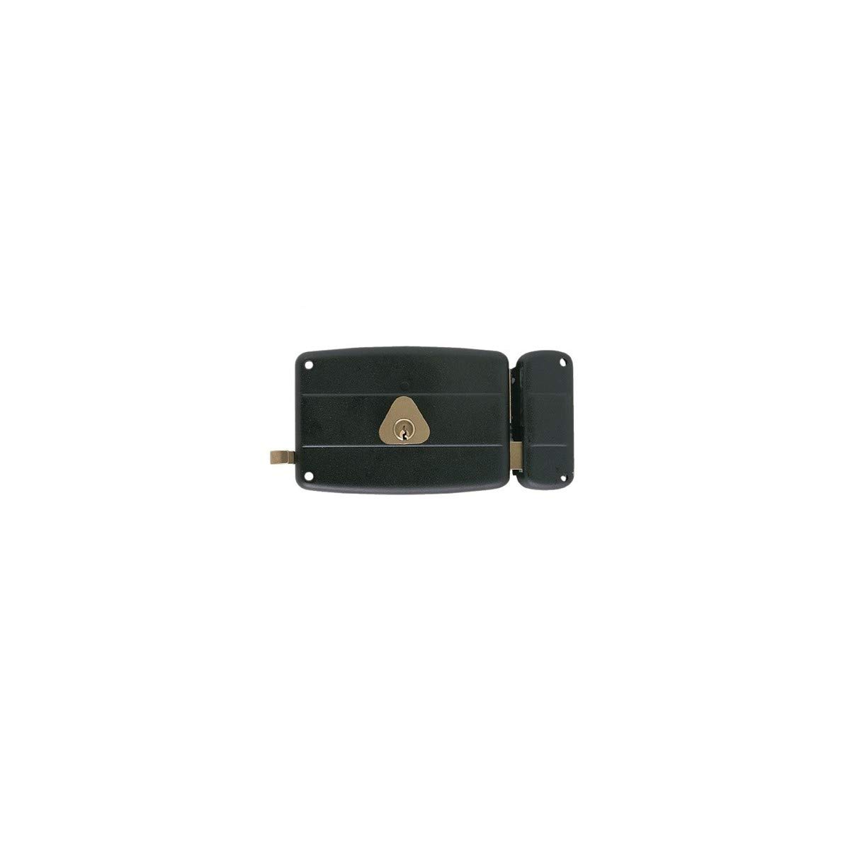 Serrure verrou applique horizontale à tirage